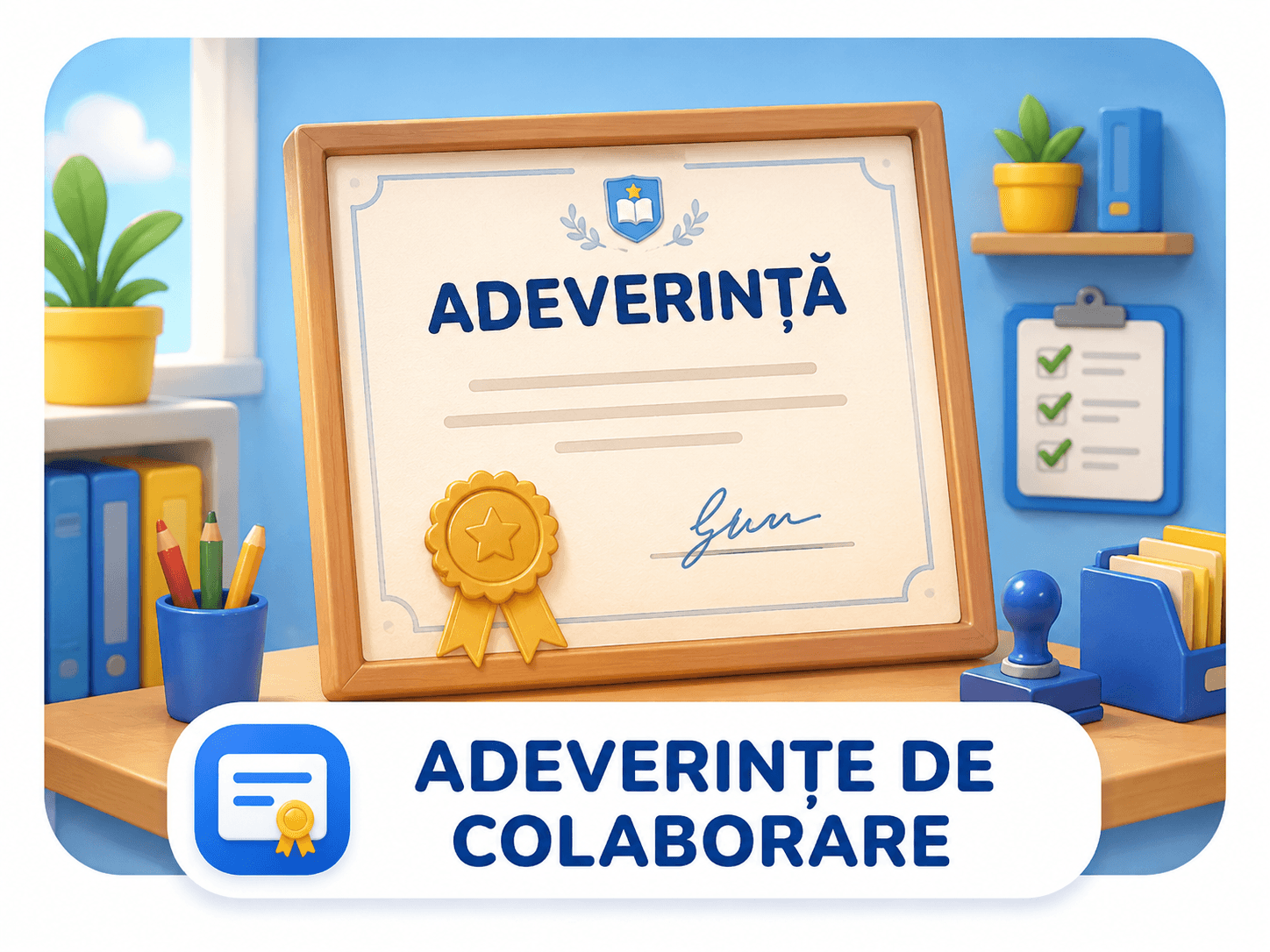 Adeverințe de colaborare